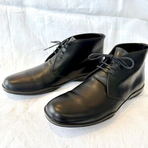 Prada Linea Rossa Black Chukka Boots- EUC